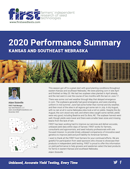 2020 Eastern Kansas and Southeast Nebraska Performance Summary