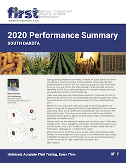 2020 South Dakota Performance Summary