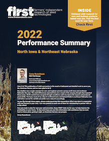 2022 Iowa North and Northeast Nebraska Performance Summary